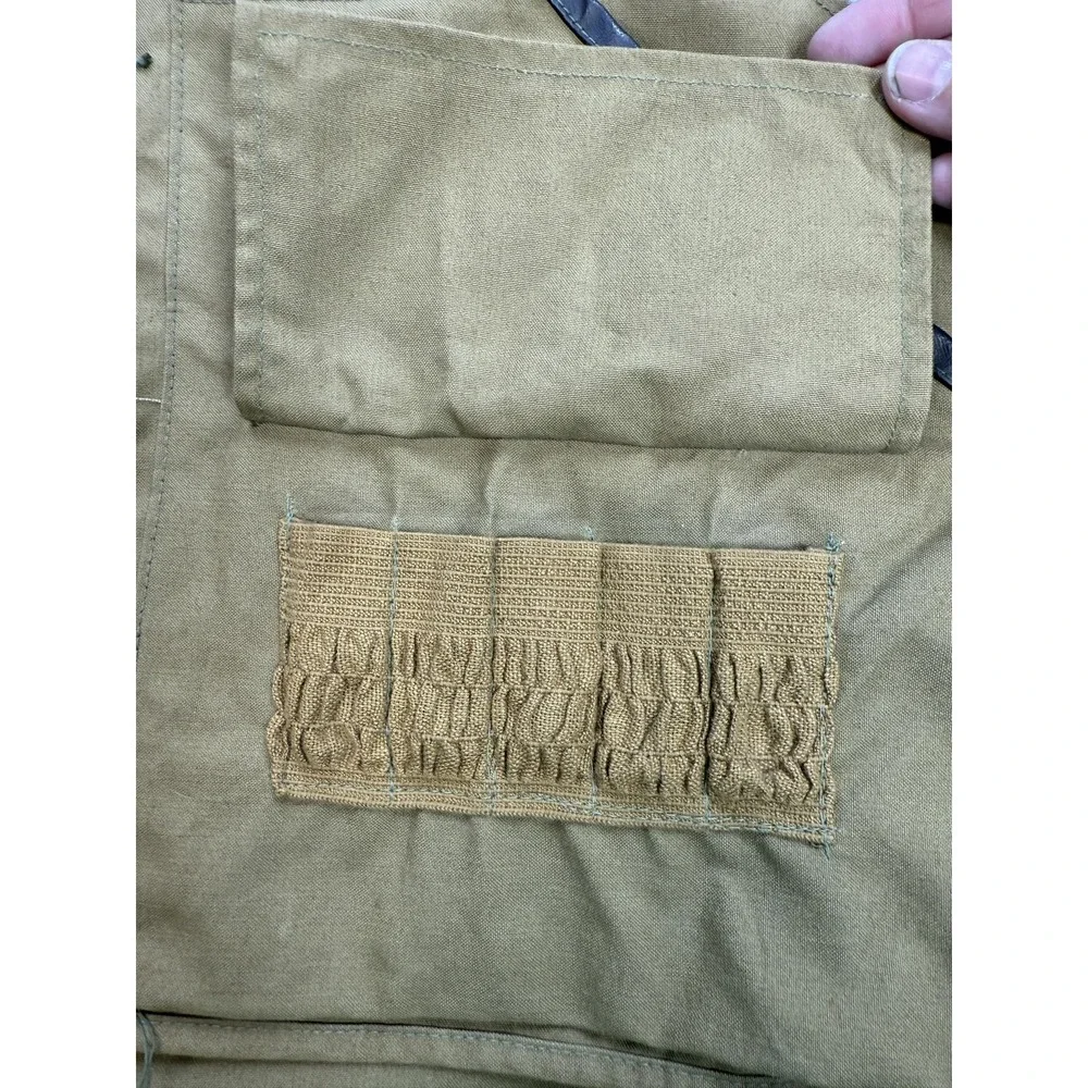 Vintage‎ Duxbak Hunting Vest Mens Large Aero Cloth Zelan Preshrunk Pockets 70s